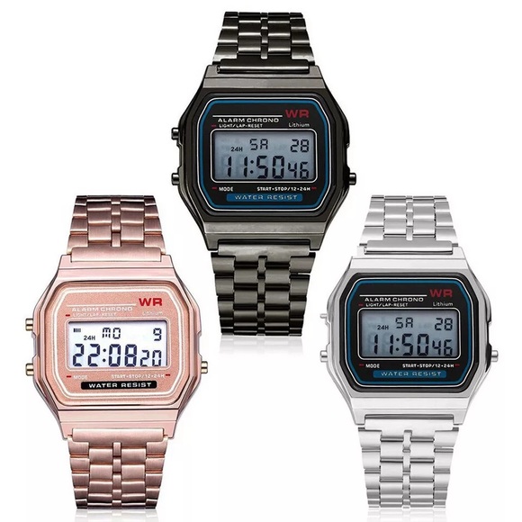 watch electronic digital manb unisex LED Digi - Picture 8 of 8
